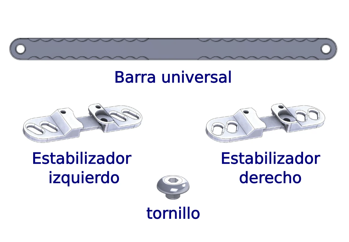 PES - Barra Universal y Accesorios